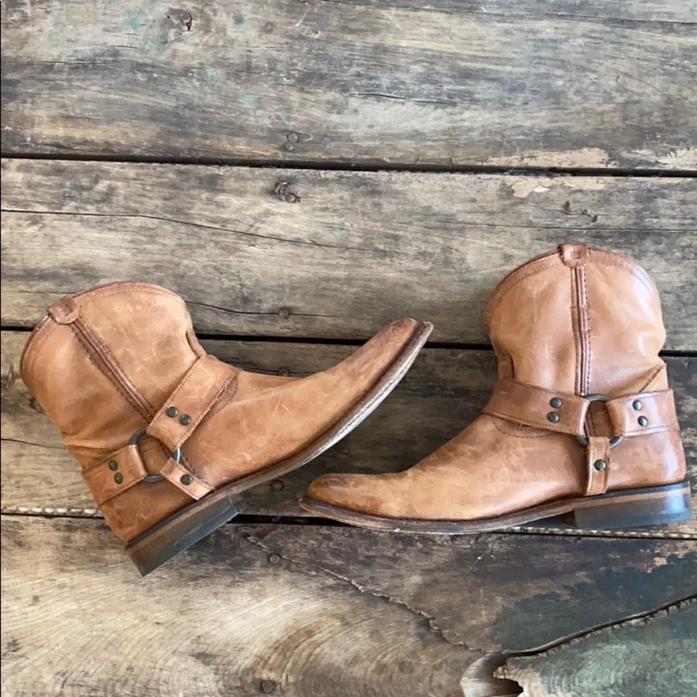 Frye boot short Wyatt western low boots